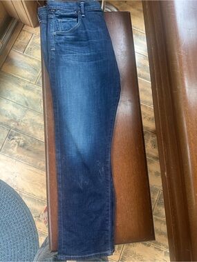 Citizens Of Humanity Dark Blue Straight Leg Jeans